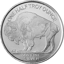 1/2 oz Silver Aztec Coin